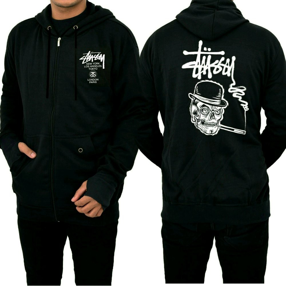 Detail Jaket Hitam Keren Nomer 15