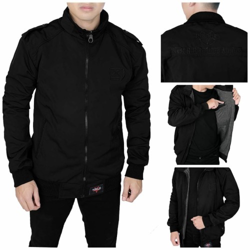 Detail Jaket Hitam Polos Depan Belakang Nomer 52