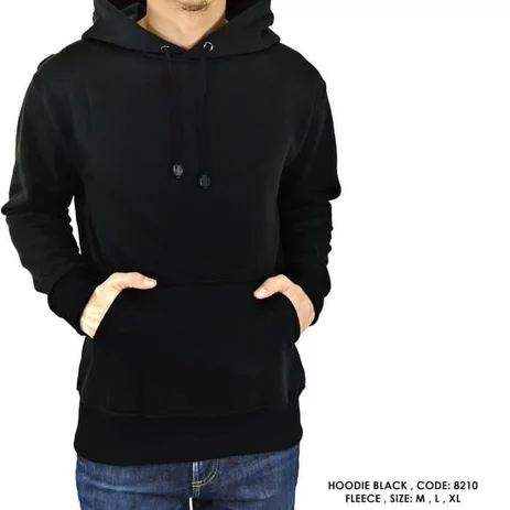 Detail Jaket Hoodie Hitam Polos Nomer 40