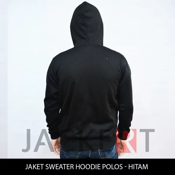 Detail Jaket Hoodie Polos Depan Belakang Nomer 28