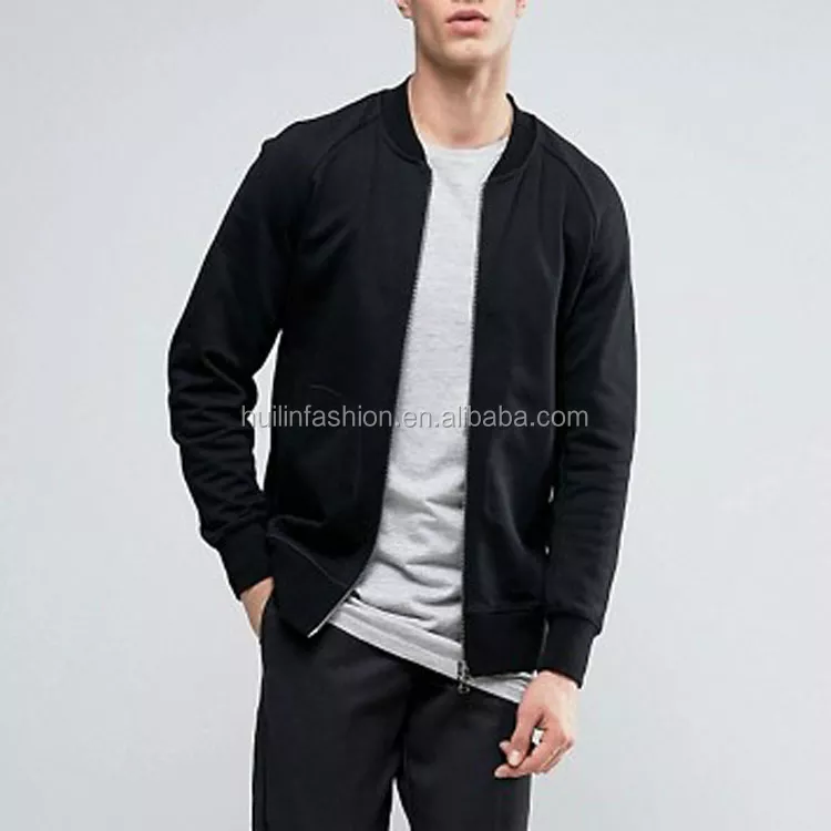 Detail Jaket Item Polos Nomer 20