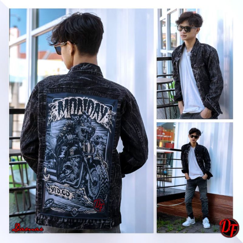 Detail Jaket Jeans Bergambar Keren Nomer 29