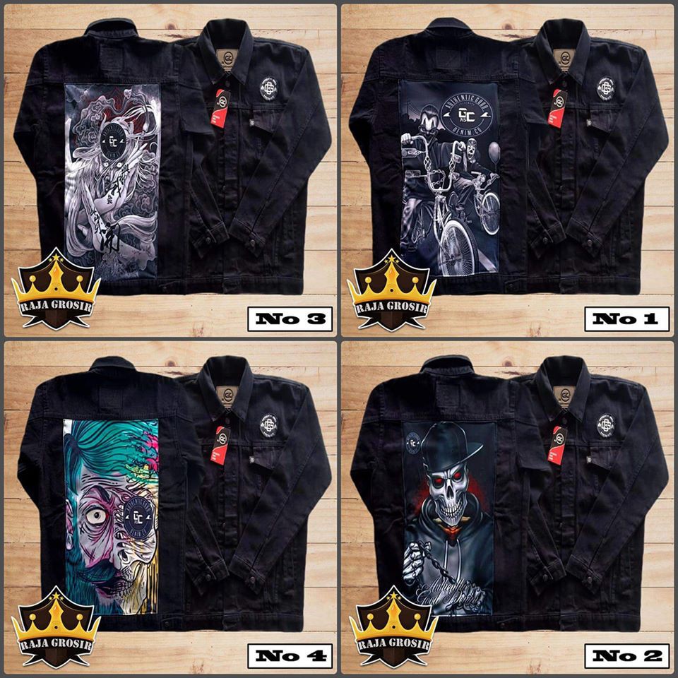 Detail Jaket Jeans Bergambar Keren Nomer 37