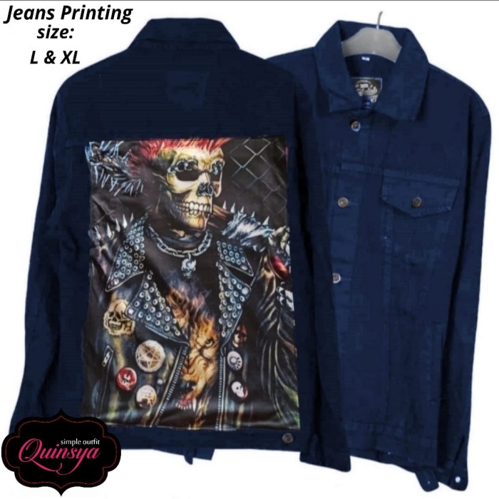 Detail Jaket Jeans Bergambar Keren Nomer 8