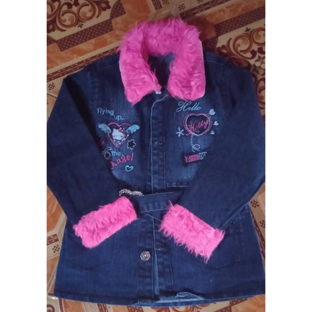 Detail Jaket Jeans Bulu Nomer 47