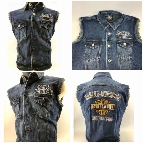 Detail Jaket Jeans Harley Davidson Nomer 41