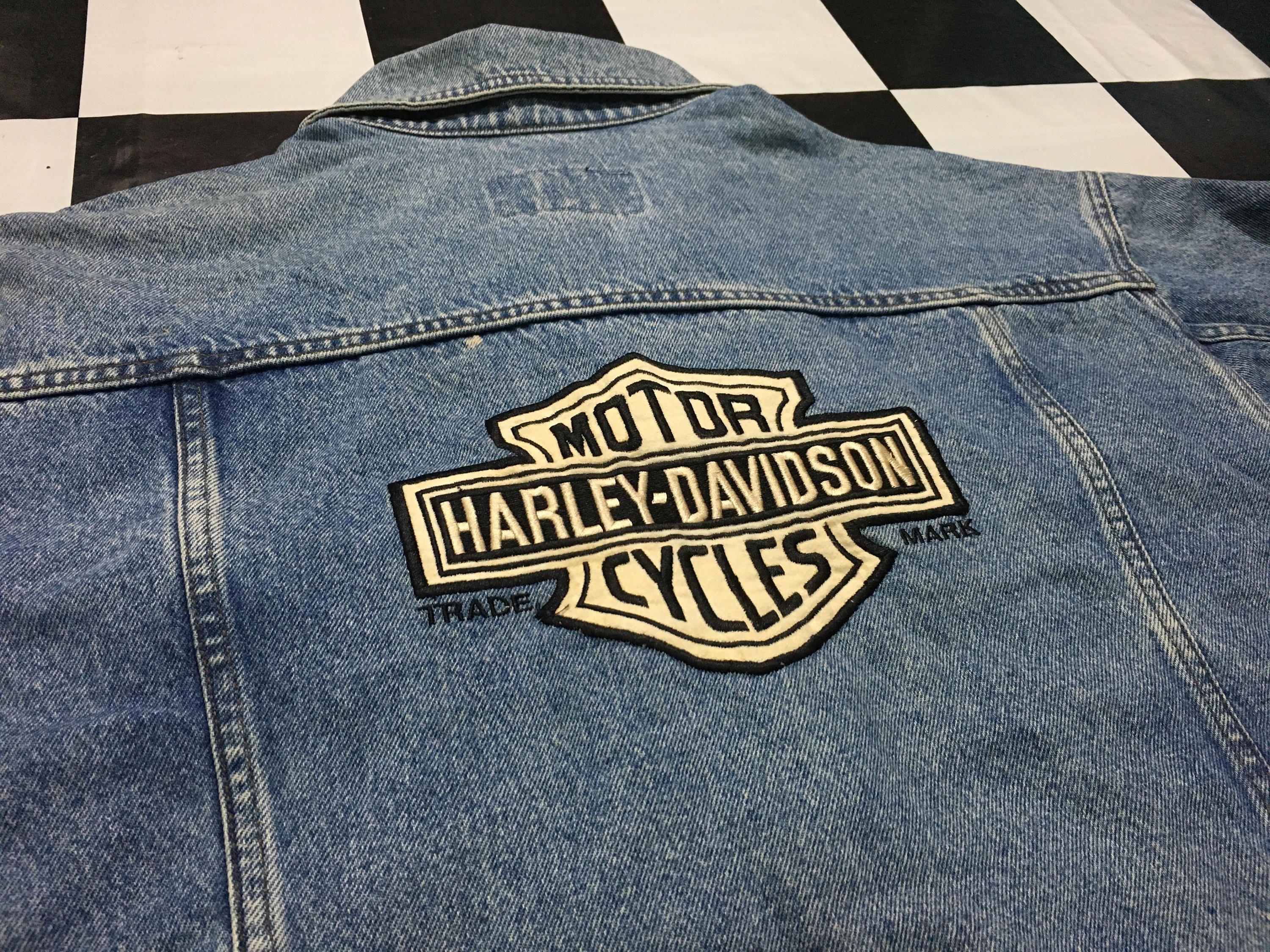 Detail Jaket Jeans Harley Davidson Nomer 7