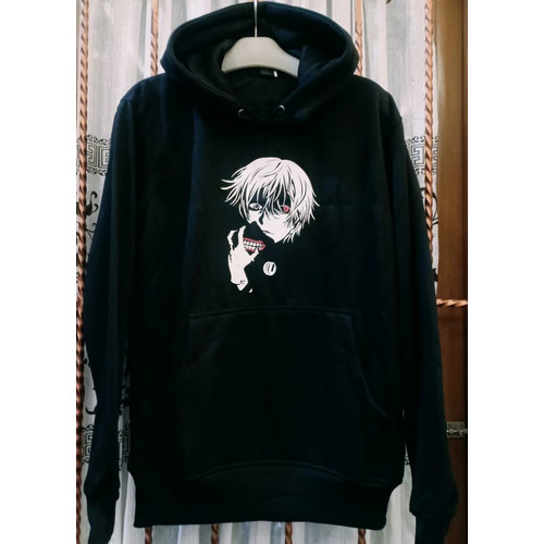 Detail Jaket Kaneki Hitam Nomer 57