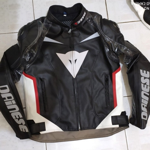 Detail Jaket Kulit Motor Balap Nomer 25