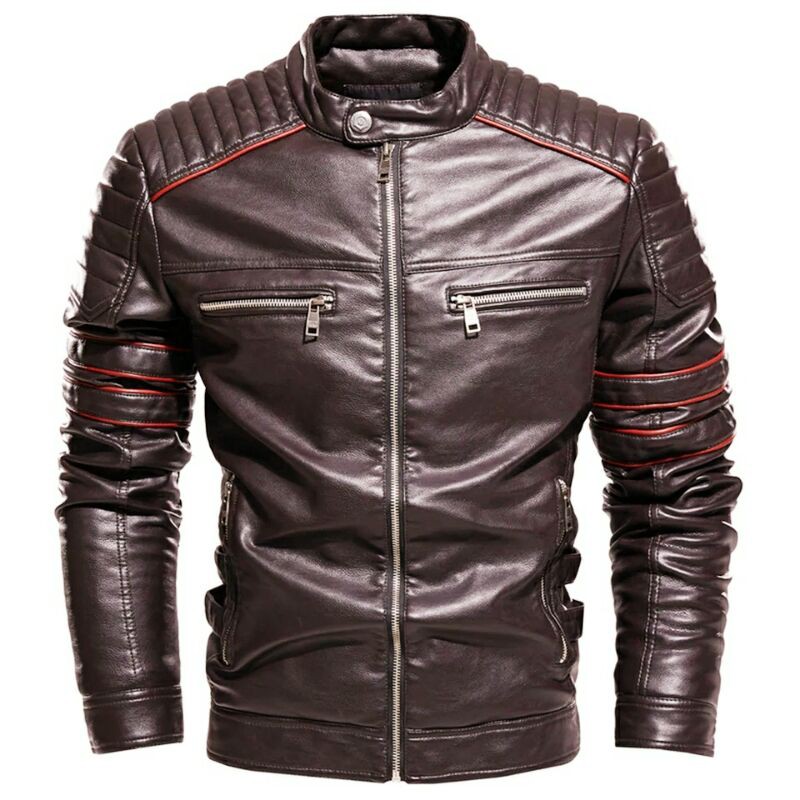 Detail Jaket Kulit Motor Balap Nomer 27