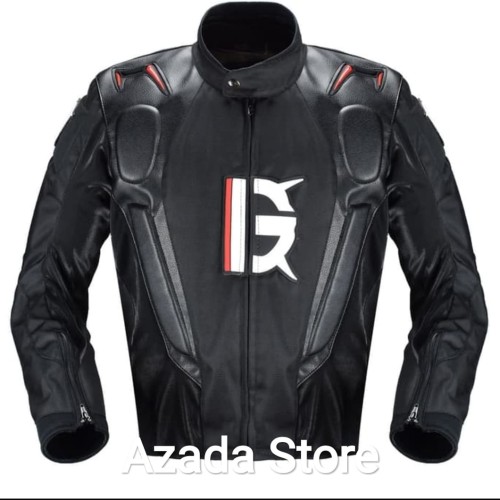 Detail Jaket Kulit Motor Balap Nomer 6