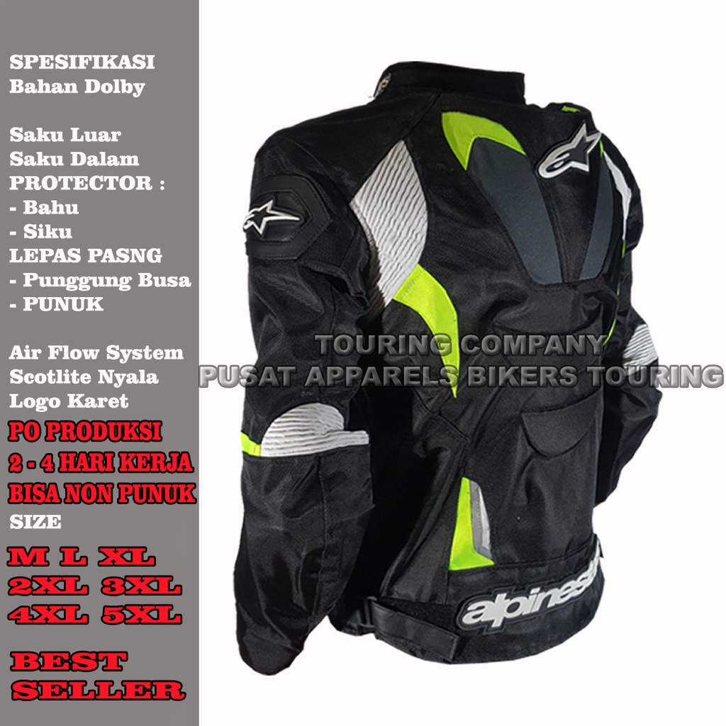 Detail Jaket Kulit Motor Balap Nomer 53