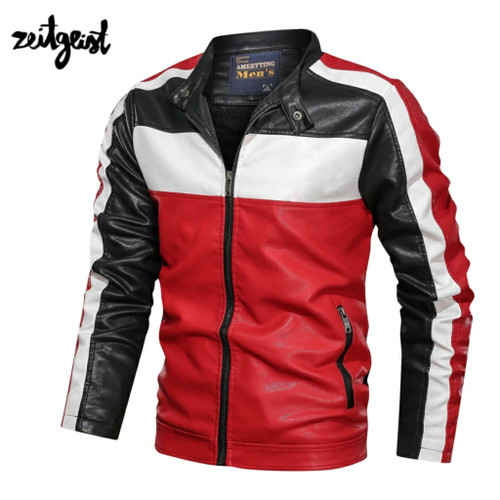 Detail Jaket Kulit Motor Sport Nomer 45