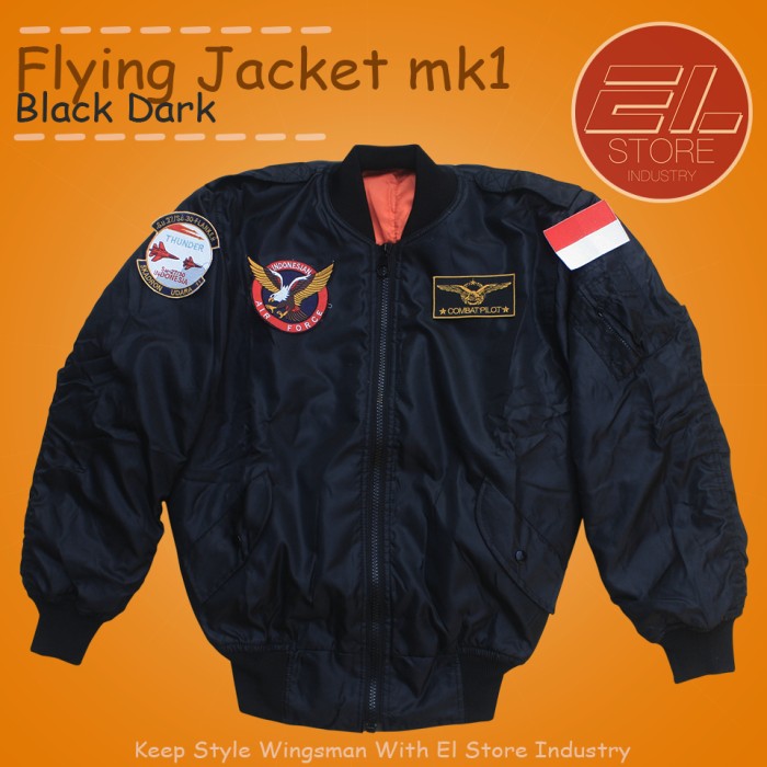 Detail Jaket Kulit Pilot Tempur Nomer 22