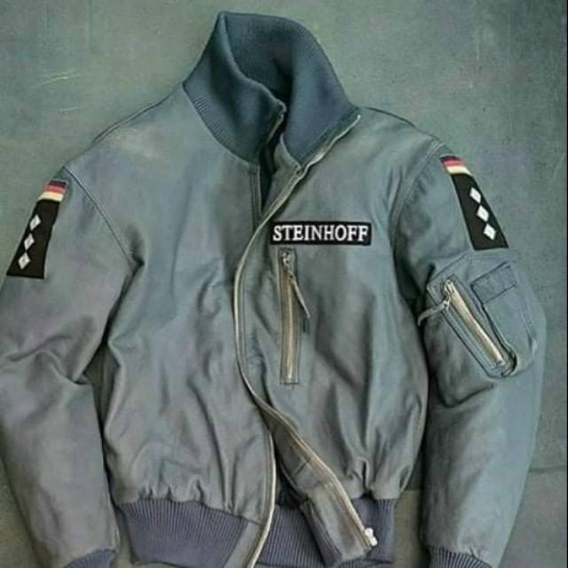 Detail Jaket Kulit Pilot Tempur Nomer 4