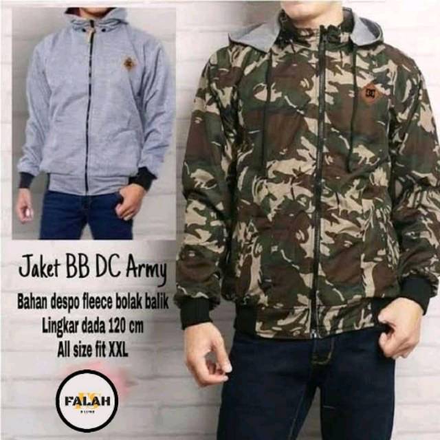 Detail Jaket Motif Tentara Nomer 41