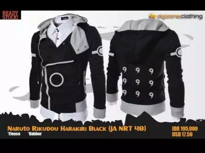 Detail Jaket Obito Nomer 45