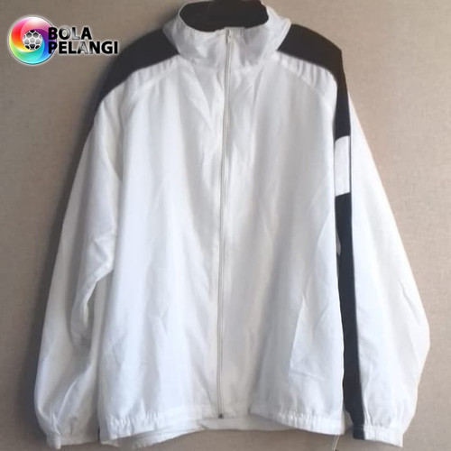 Detail Jaket Putih Pria Keren Nomer 45