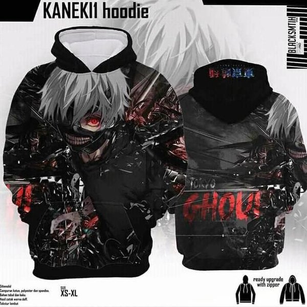 Detail Jaket Tokyo Ghoul Nomer 10