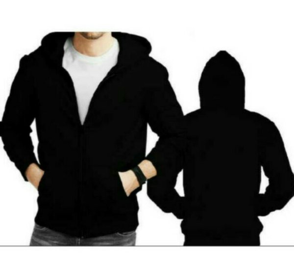 Detail Jaket Warna Hitam Polos Nomer 4