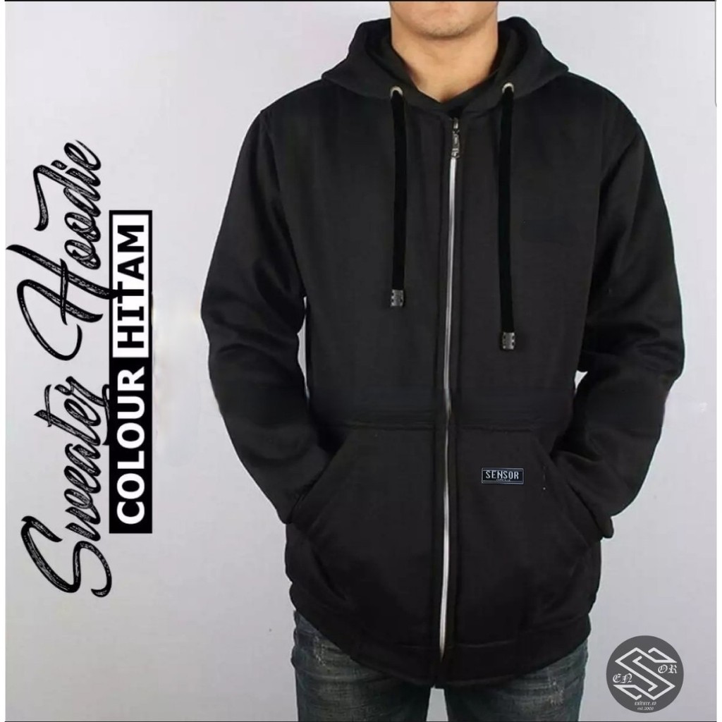 Detail Jaket Warna Hitam Polos Nomer 32