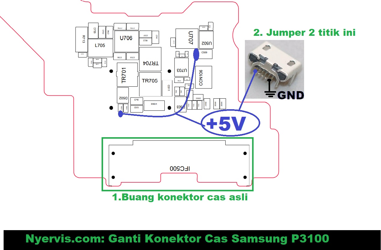 Detail Jalur Cas Samsung P3100 Nomer 24