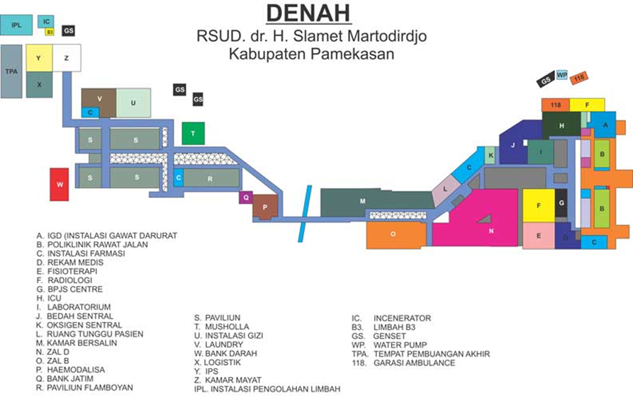 Detail Jalur Evakuasi Rumah Sakit Nomer 7