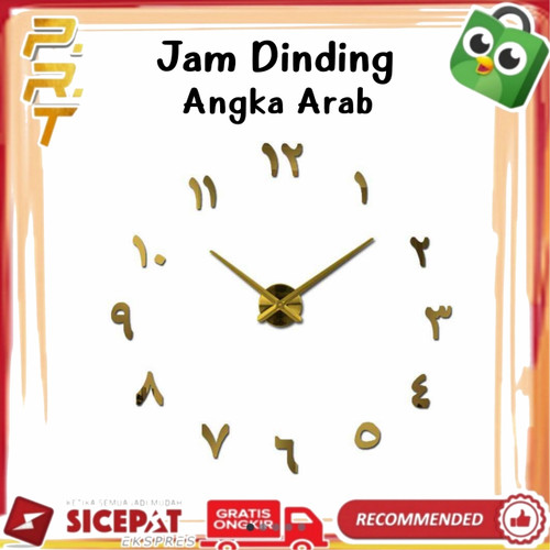 Detail Jam Dinding Angka Arab Nomer 47