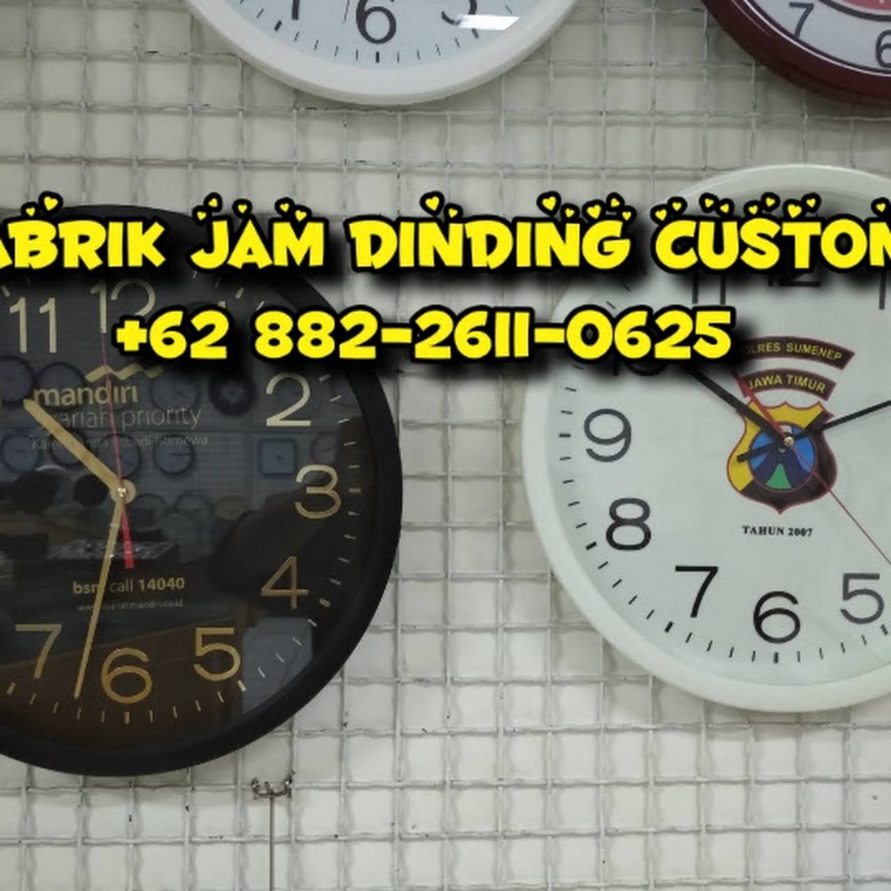 Detail Jam Dinding Custom Jogja Nomer 25