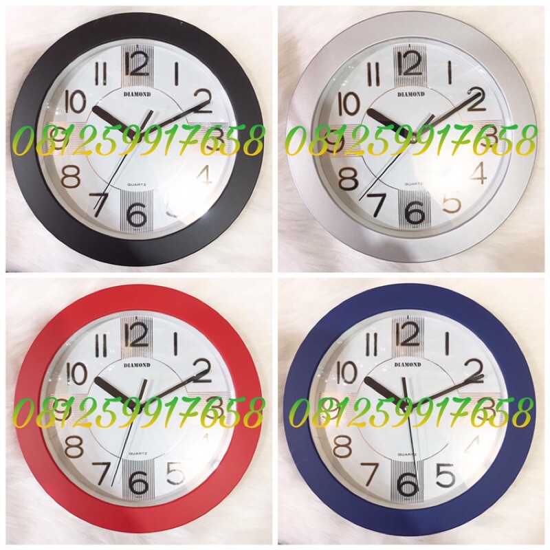 Detail Jam Dinding Diamond Nomer 48
