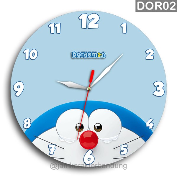 Detail Jam Dinding Doraemon Nomer 12