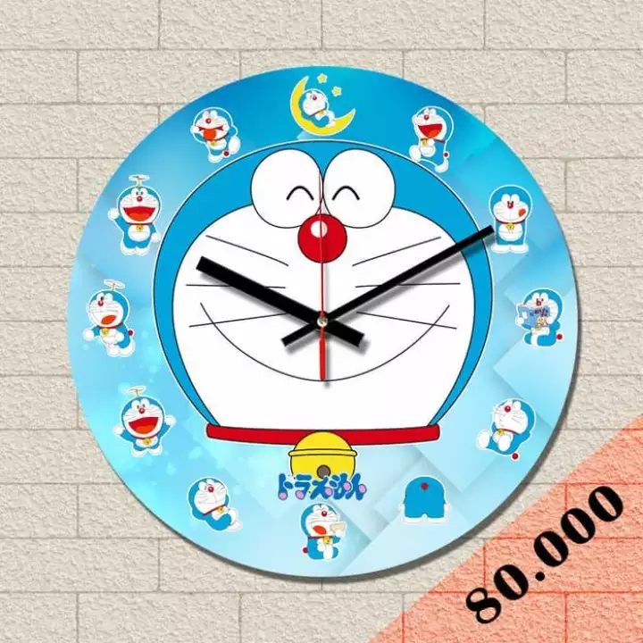 Detail Jam Dinding Doraemon Nomer 22