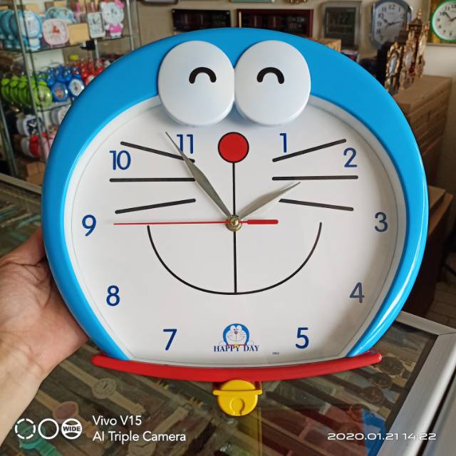 Detail Jam Dinding Doraemon Nomer 44