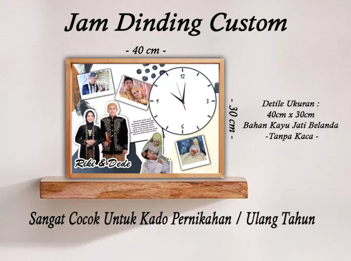 Detail Jam Dinding Foto Sendiri Nomer 12