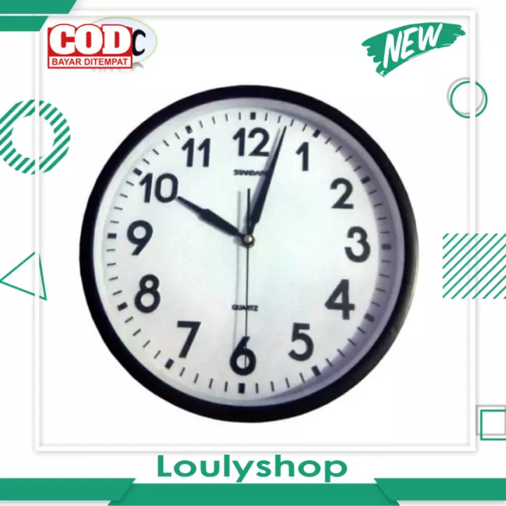 Detail Jam Dinding Hitam Putih Nomer 48