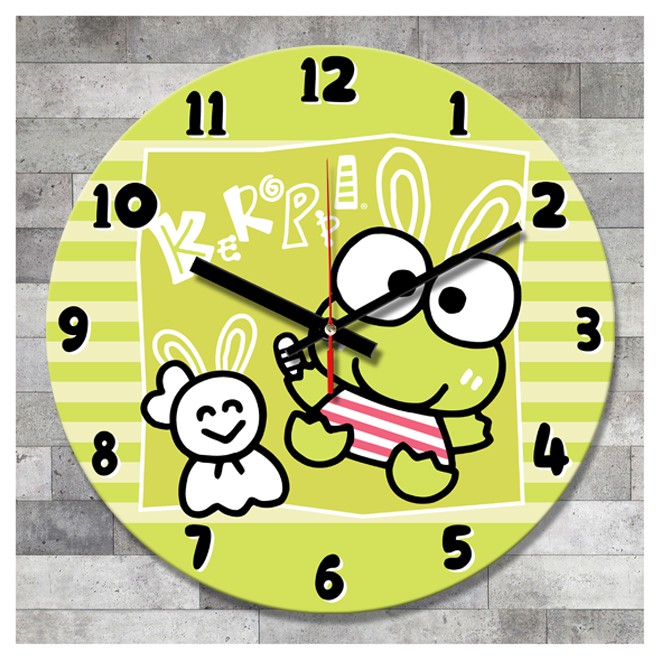 Detail Jam Dinding Keroppi Nomer 13