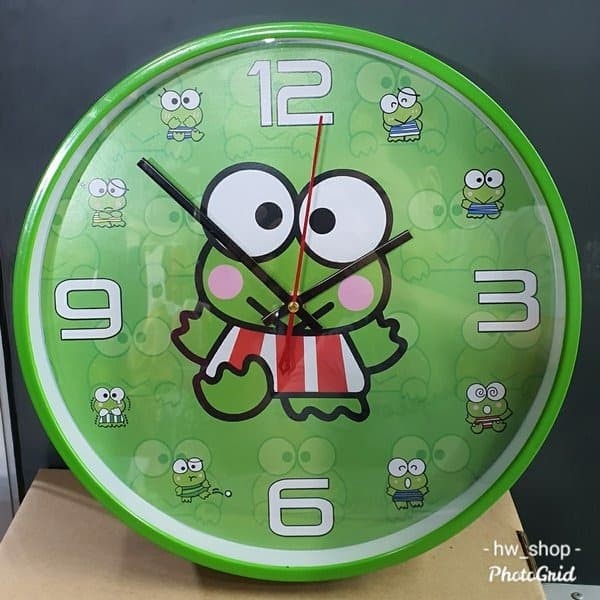 Detail Jam Dinding Keroppi Nomer 17