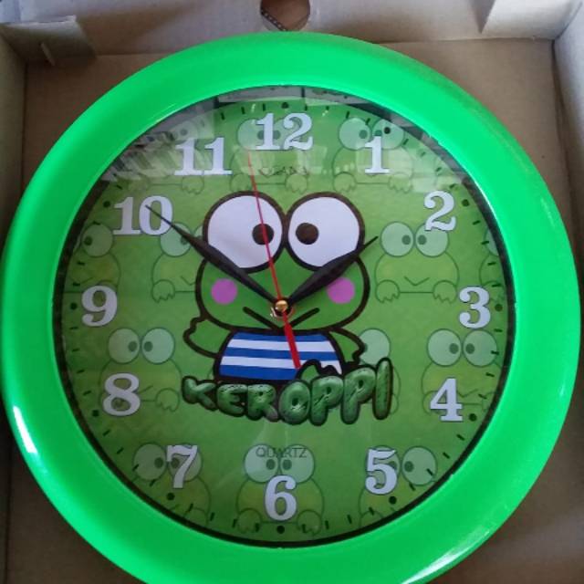 Detail Jam Dinding Keroppi Nomer 18