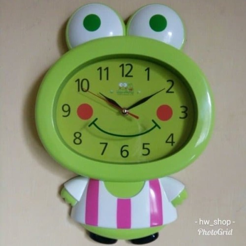 Detail Jam Dinding Keroppi Nomer 3