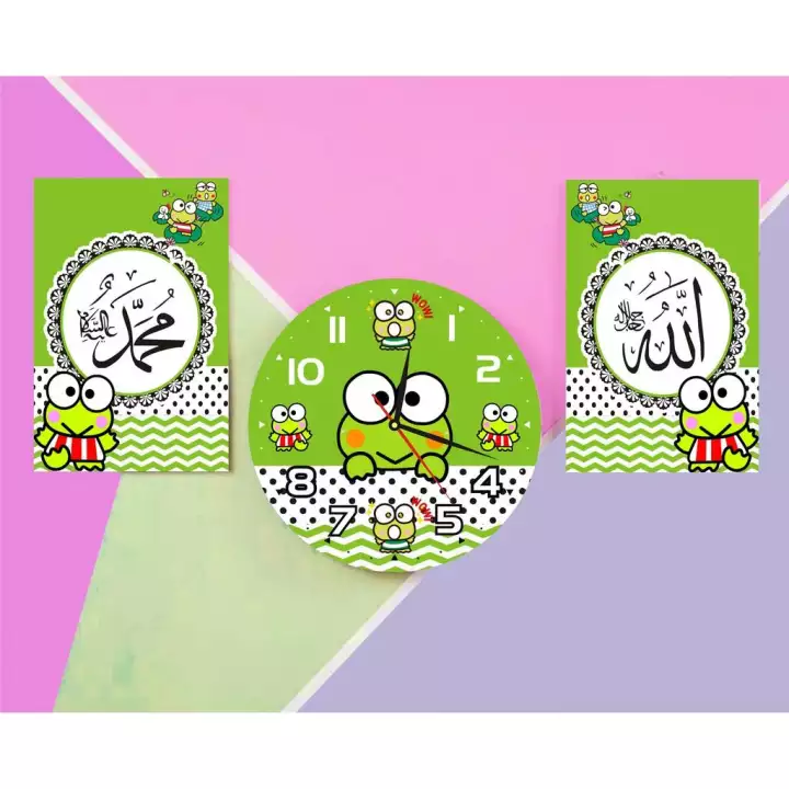 Detail Jam Dinding Keroppi Nomer 27