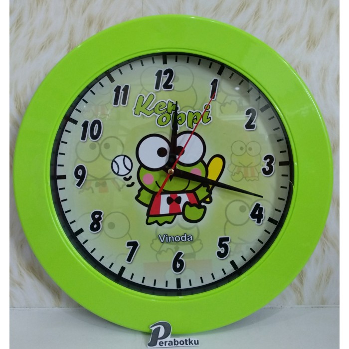 Detail Jam Dinding Keroppi Nomer 4