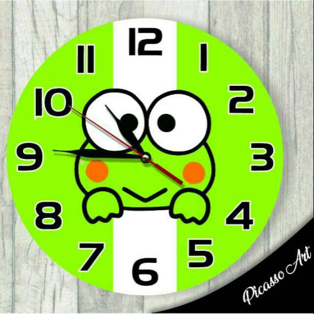 Detail Jam Dinding Keroppi Nomer 41