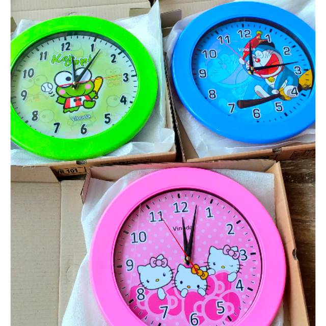 Detail Jam Dinding Keroppi Nomer 43