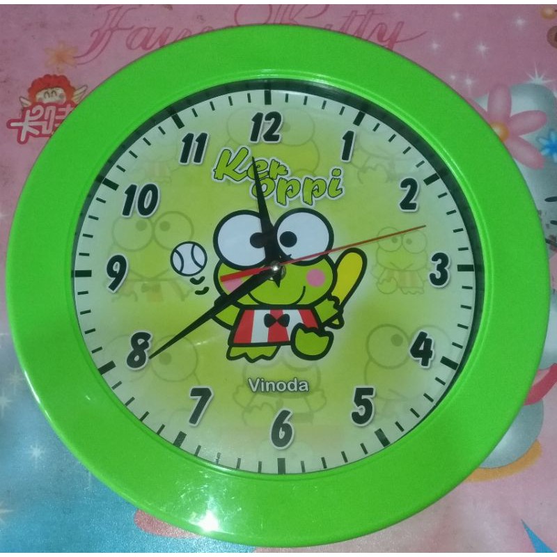 Detail Jam Dinding Keroppi Nomer 45