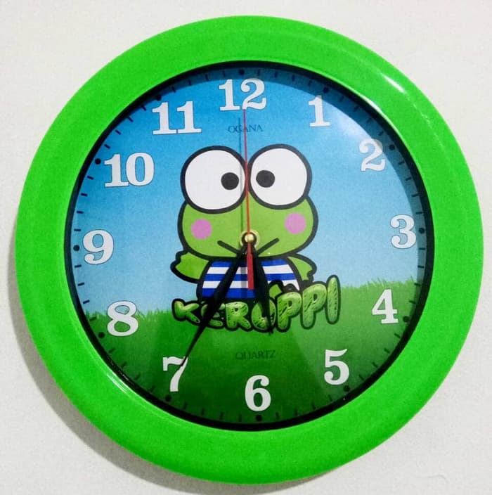 Detail Jam Dinding Keroppi Nomer 6