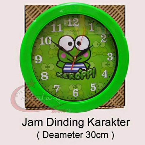 Detail Jam Dinding Keroppi Nomer 56