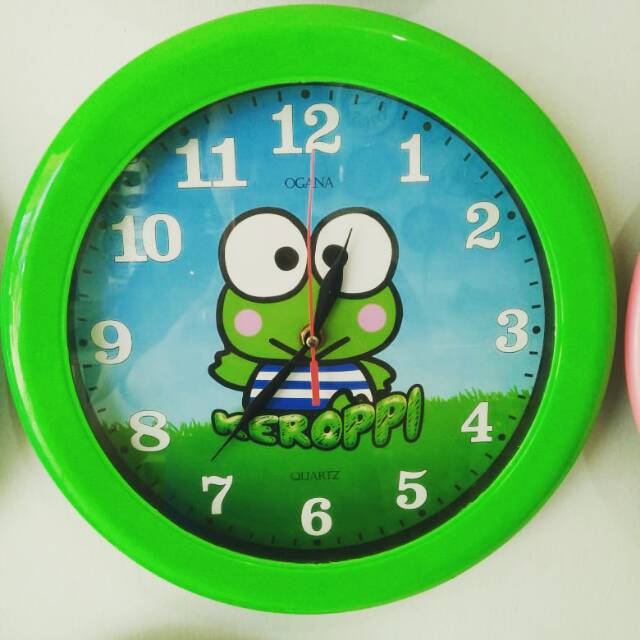 Detail Jam Dinding Keroppi Nomer 10