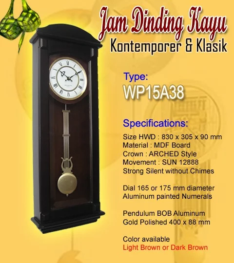 Download Jam Dinding Klasik Kayu Nomer 32