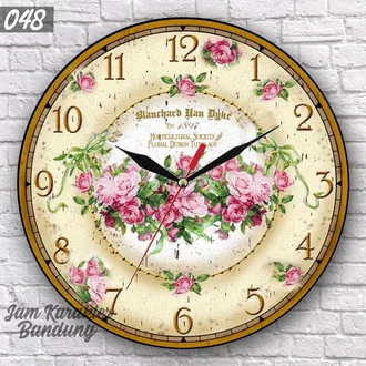 Detail Jam Dinding Shabby Chic Nomer 16