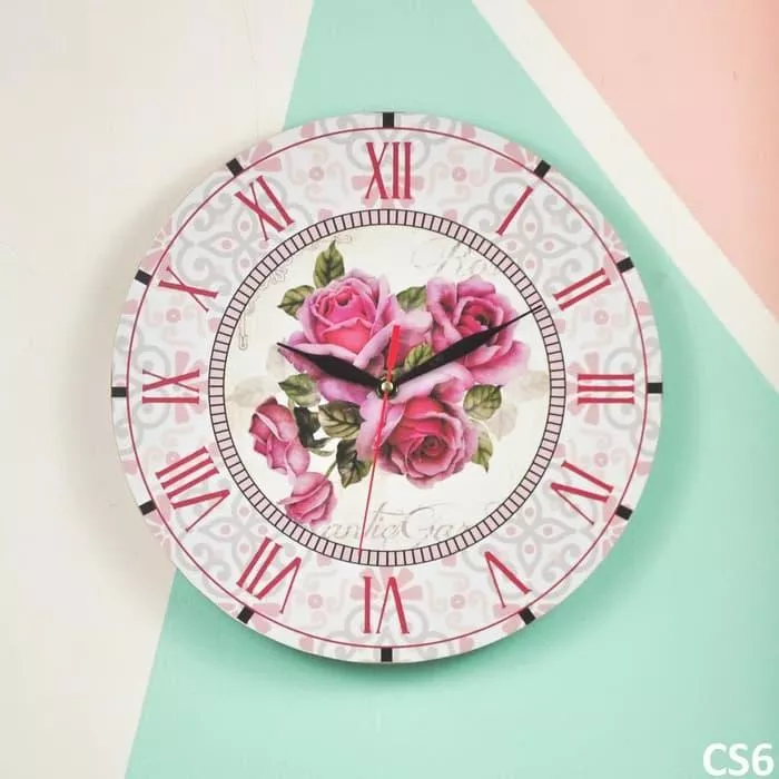 Detail Jam Dinding Shabby Chic Nomer 33